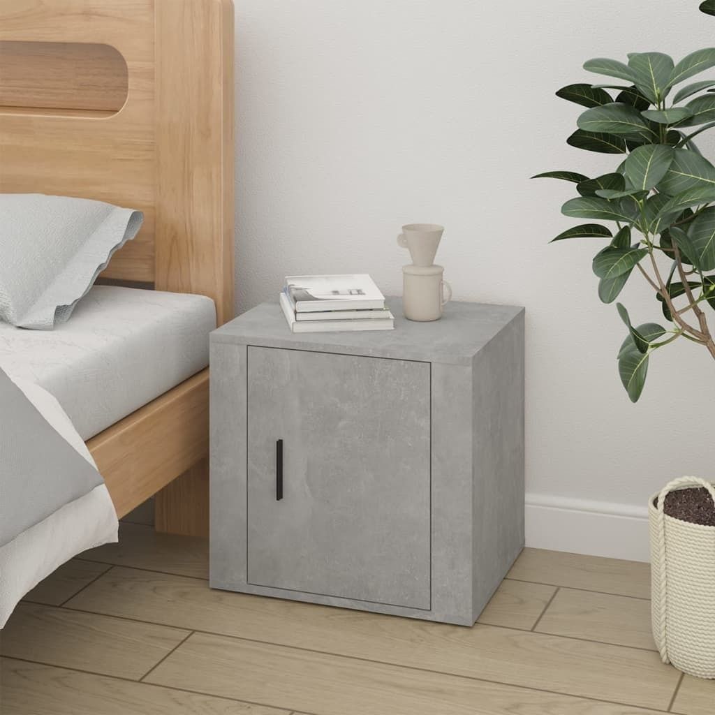 Maison Exclusive - Nachttisch Betongrau 50x39x47 cm