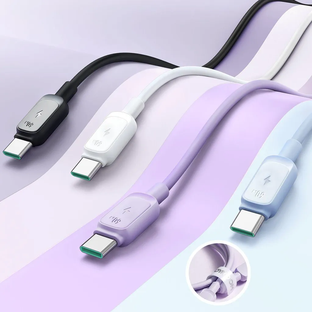Joyroom 60W USB-C Cable 1.2m | Fast Charge & Data Sync Universale - 10