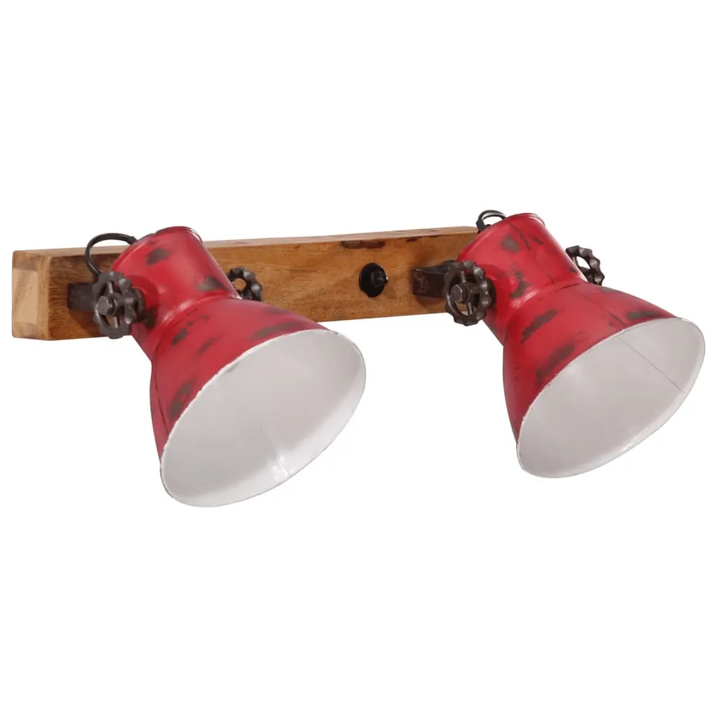 vidaXL Applique 25 W rosso 45x25 cm E27