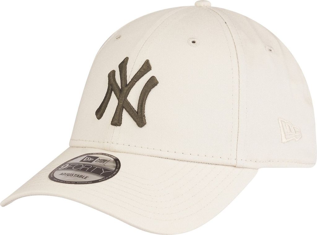 New Era 9Forty Strapback Cap - New York Yankees stone oliv