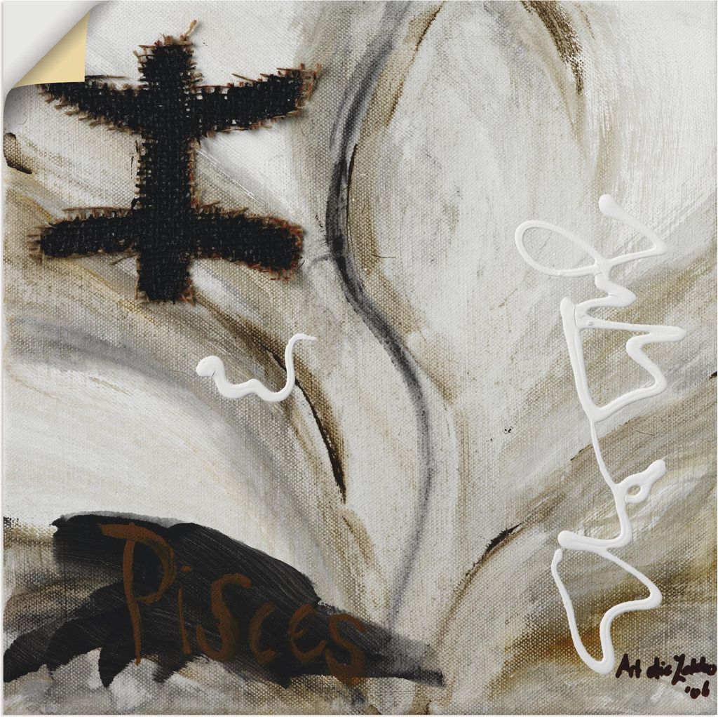 ARTland Wandbild, selbstklebend Fische Größe: 40x40 cm