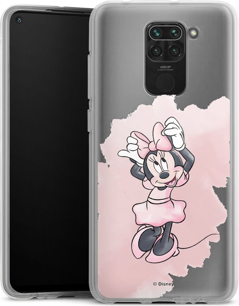 DeinDesign Handyhülle für Xiaomi Redmi Note 9 Silikon Hülle Case Smartphone Schutzhülle Disney Mickey & Minnie Mouse Motiv ohne Hintergrund