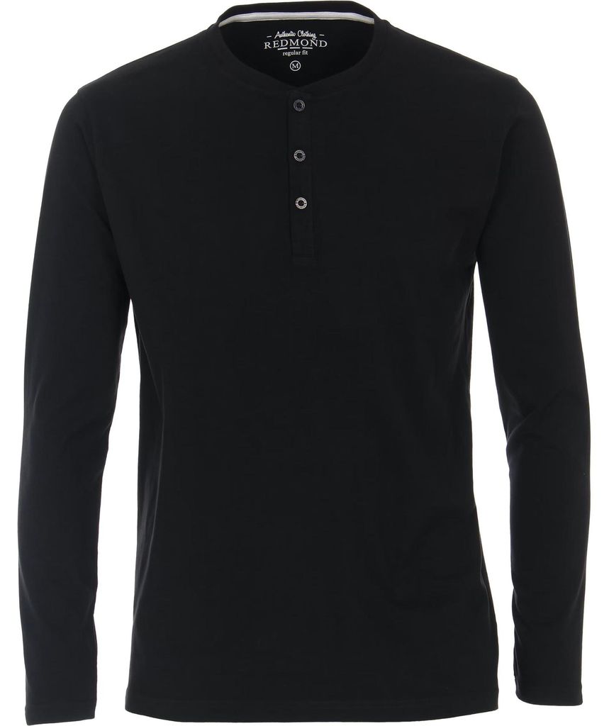 Redmond - Regular Fit - Herren Henley Shirt Langarm in Produktbild 