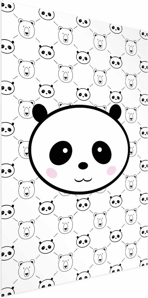 Posterpapier Poster - Pandas and Bears 21x30 cm Für Kinder Produktbild 