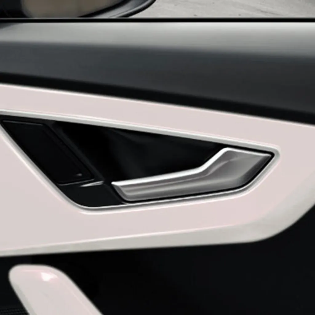 Habillage Audi Q2 GA original Blanc Ibis - Panneau de porte arrière AR