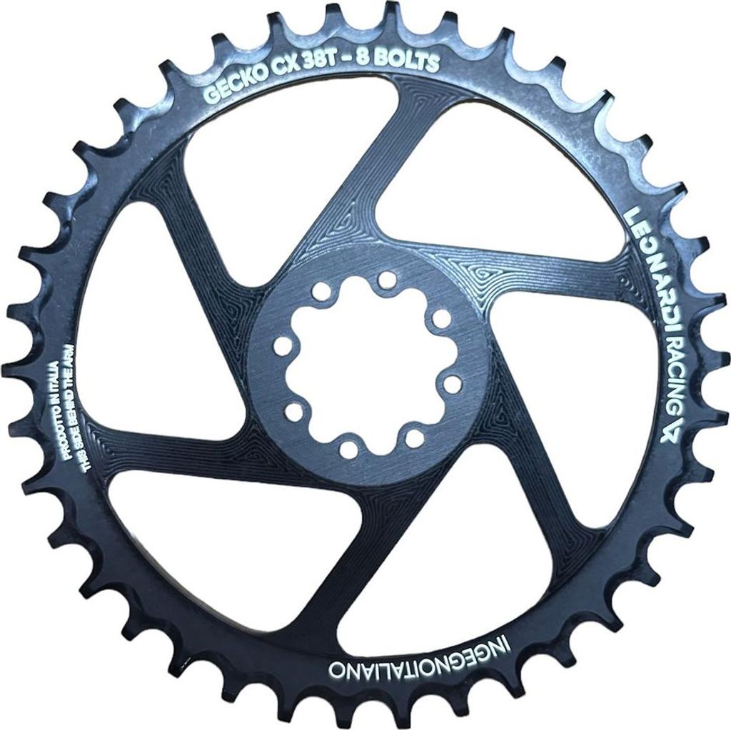 Leonardi Racing Gecko Cx/gravel 8b Kettenblatt Silber 36t Silber 36t