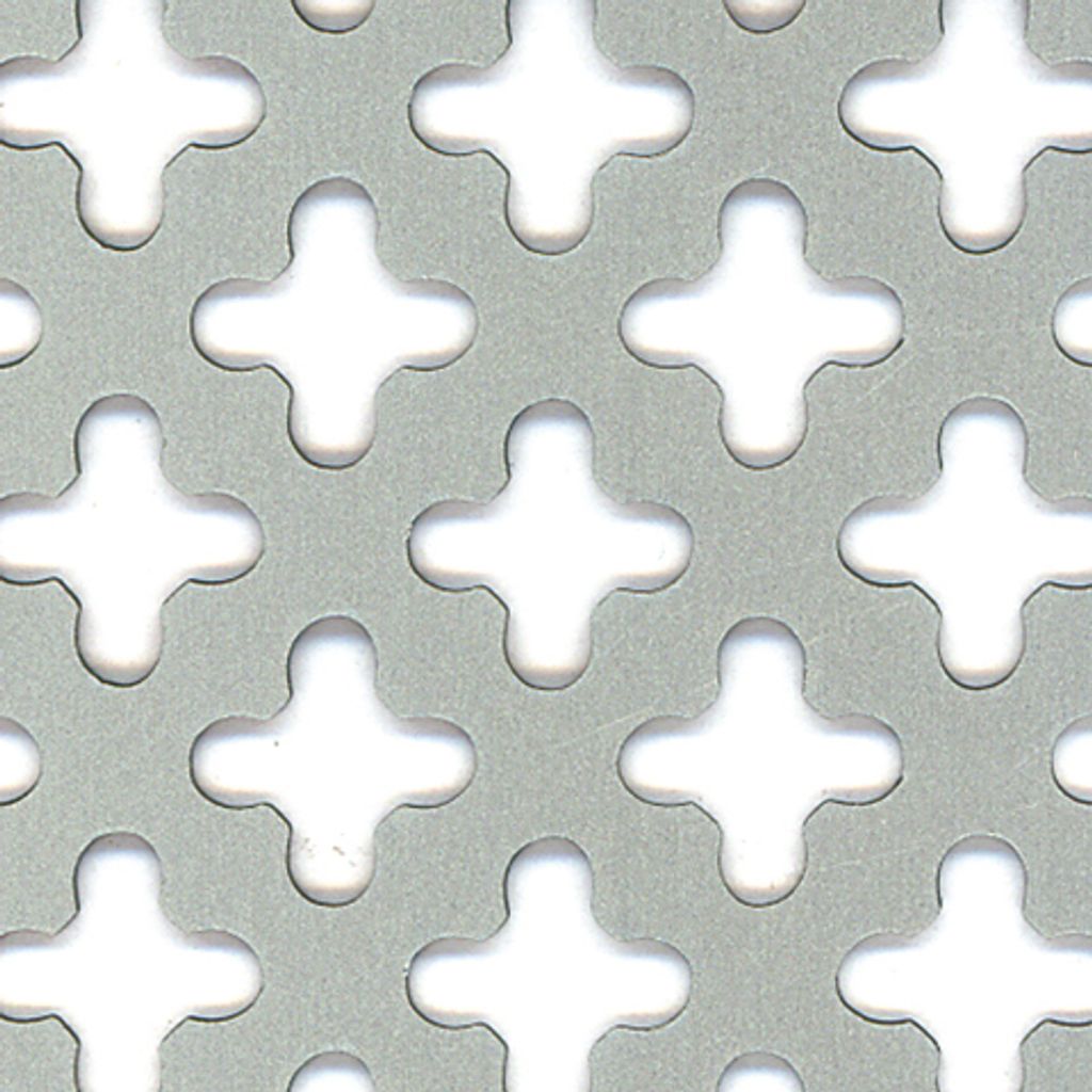Alberts 466886 Piastra forata, foro trasversale, alluminio, Immagine del prodotto 