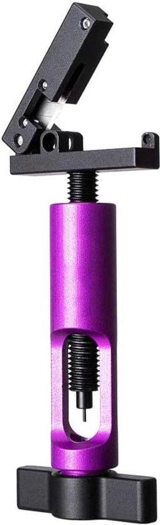 Allecto plus – Fahrrad-Werkzeug aus Aluminiumlegierung für hydraulische Bremsen (Öl) – Lila