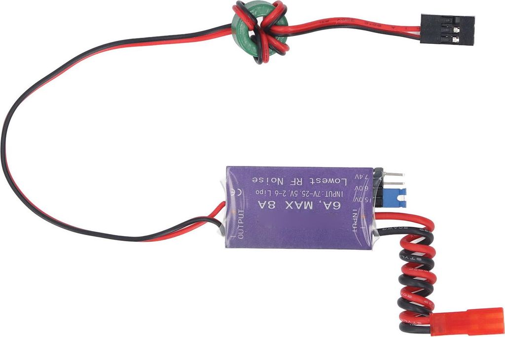 UBEC Spannungsregler-Modul für RC-Helikopter, 7–25,5 V Akku-Eingang, 5 V, 6 V, 7,4 V, 6 A Ausgang