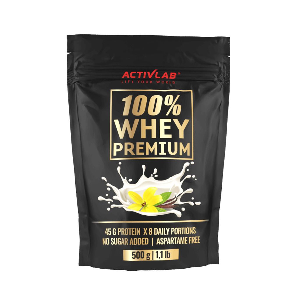 Activlab 100% Whey Premium 500g, hoher Proteingehalt, Produktbild 