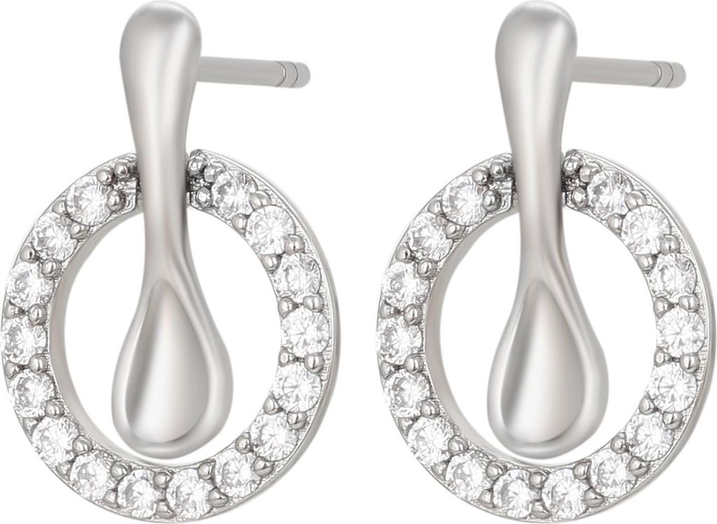 joella damen ohrringe - silber, one size