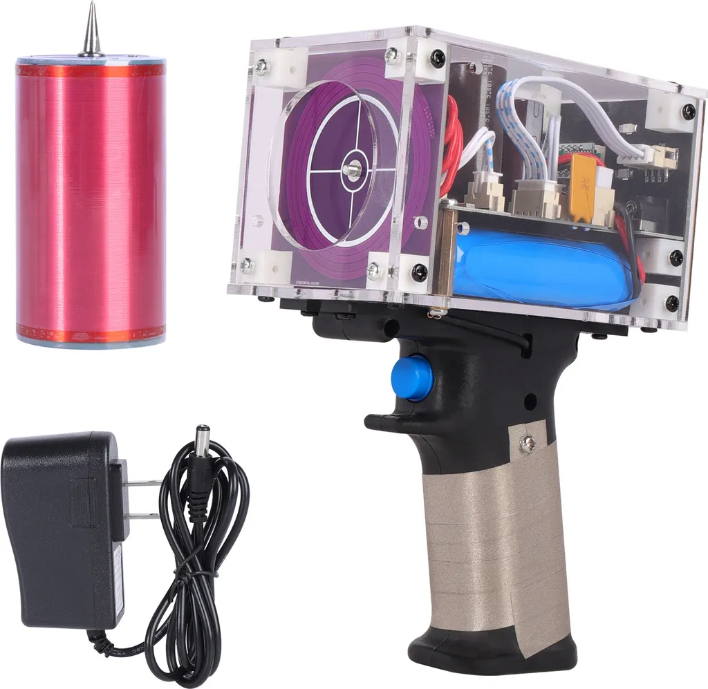 Bobine Tesla de poche rechargeable pour expériences et démonstrations