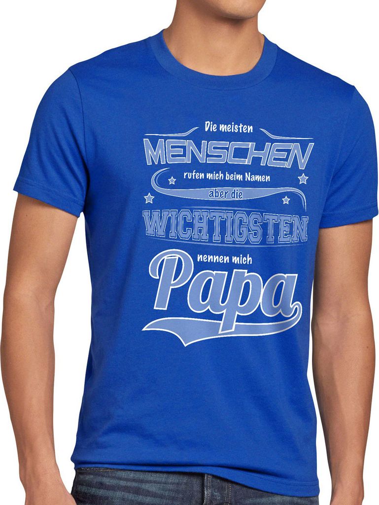 style3 Die meisten Menschen rufen mich beim Namen aber die wichtigsten nennen mich Papa Herren T-Shirt