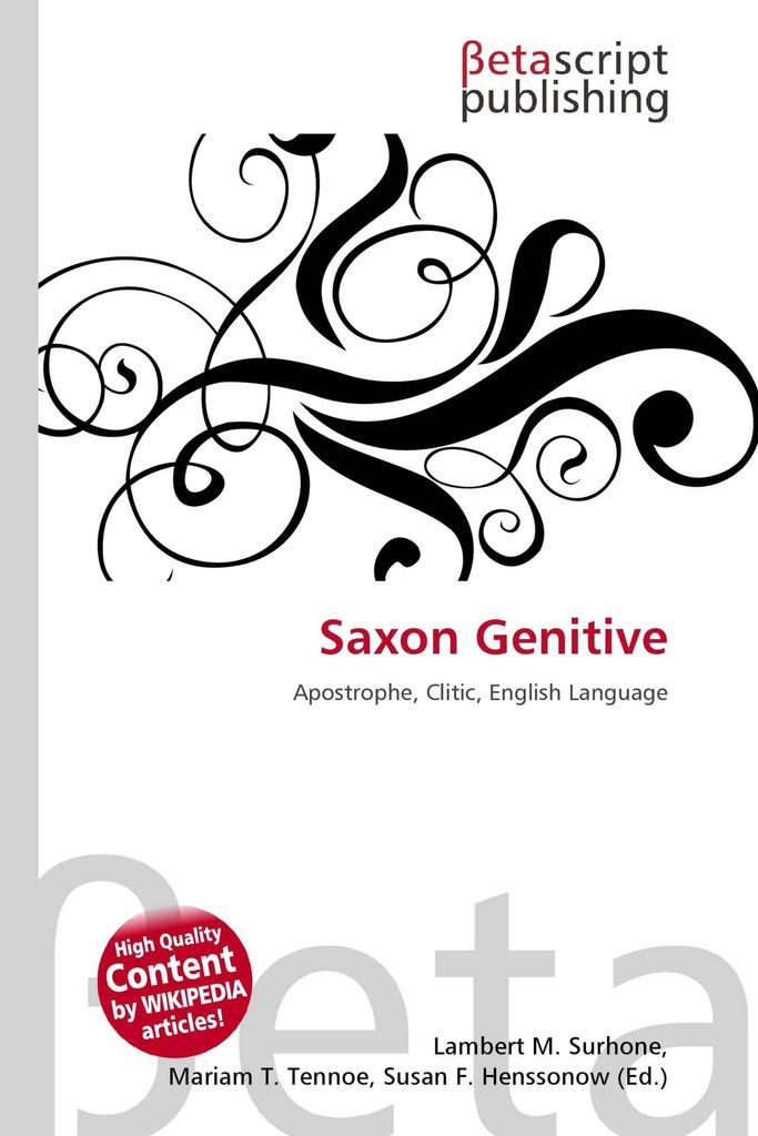 Saxon Genitive
