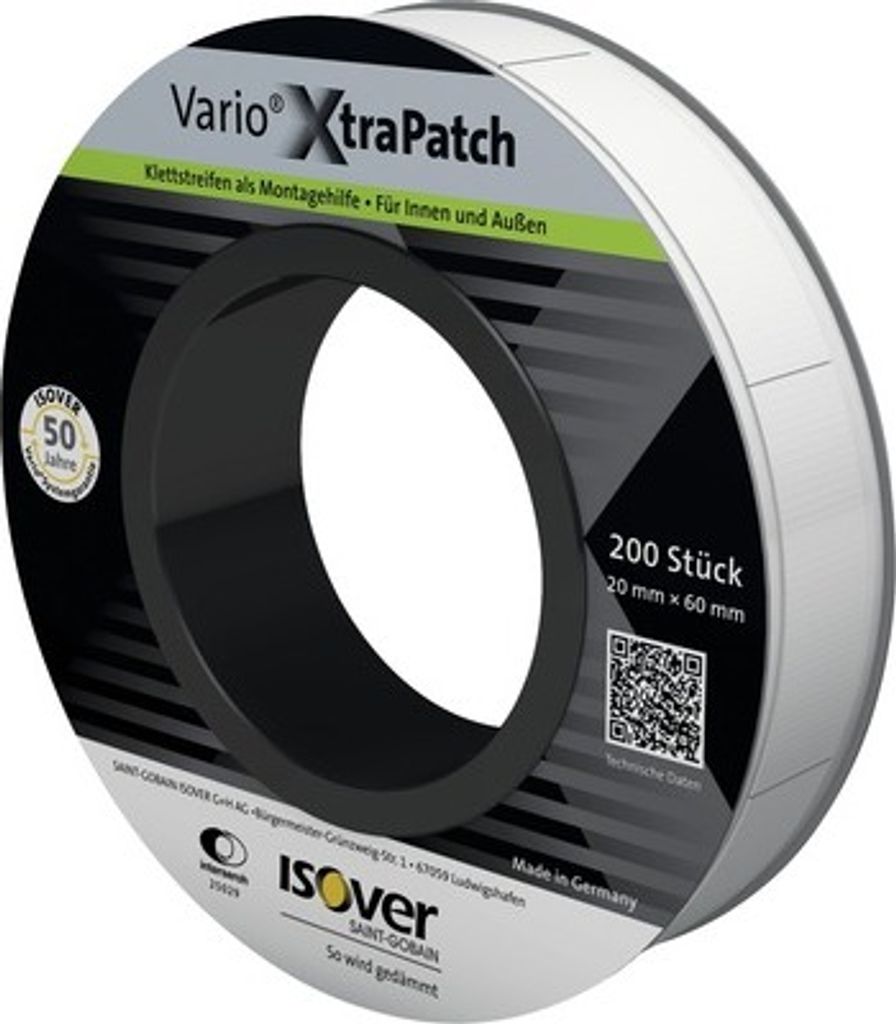 ISOVER Klettstreifen XtraPatch zur Fixierung der Vario® Produktbild 