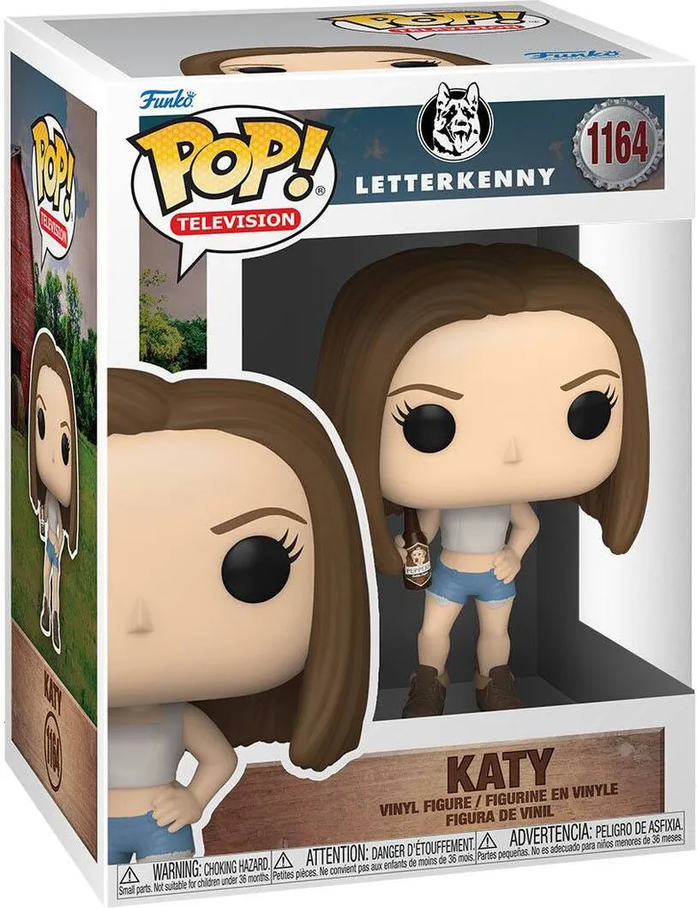 Complétez votre collection Letterkenny avec la Funko Pop Katy 1164 10cm