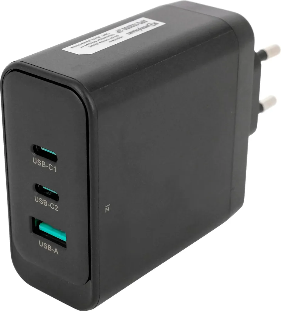 Caricabatterie GaN 100W PowerSmart: Alimentatore Universale 3 in 1 PD