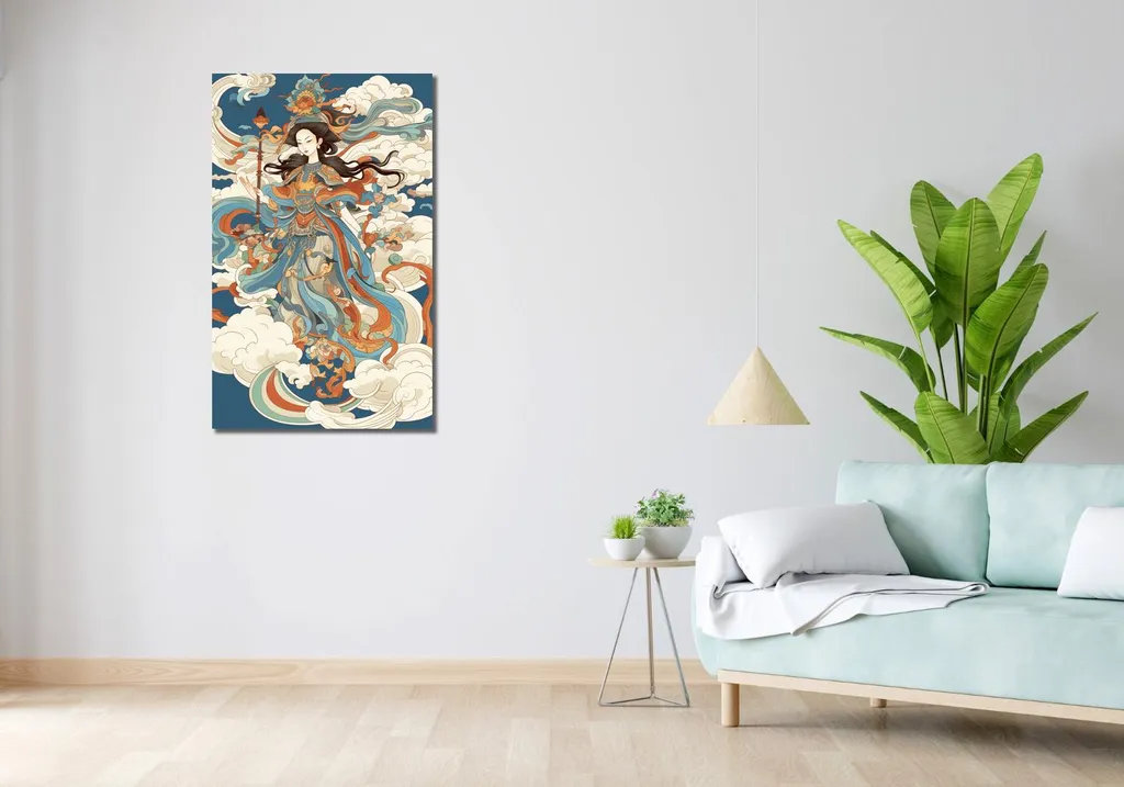 Tableau Visionnaire Céleste - Image Déco 60x100 cm Modèle VC-60 - 2