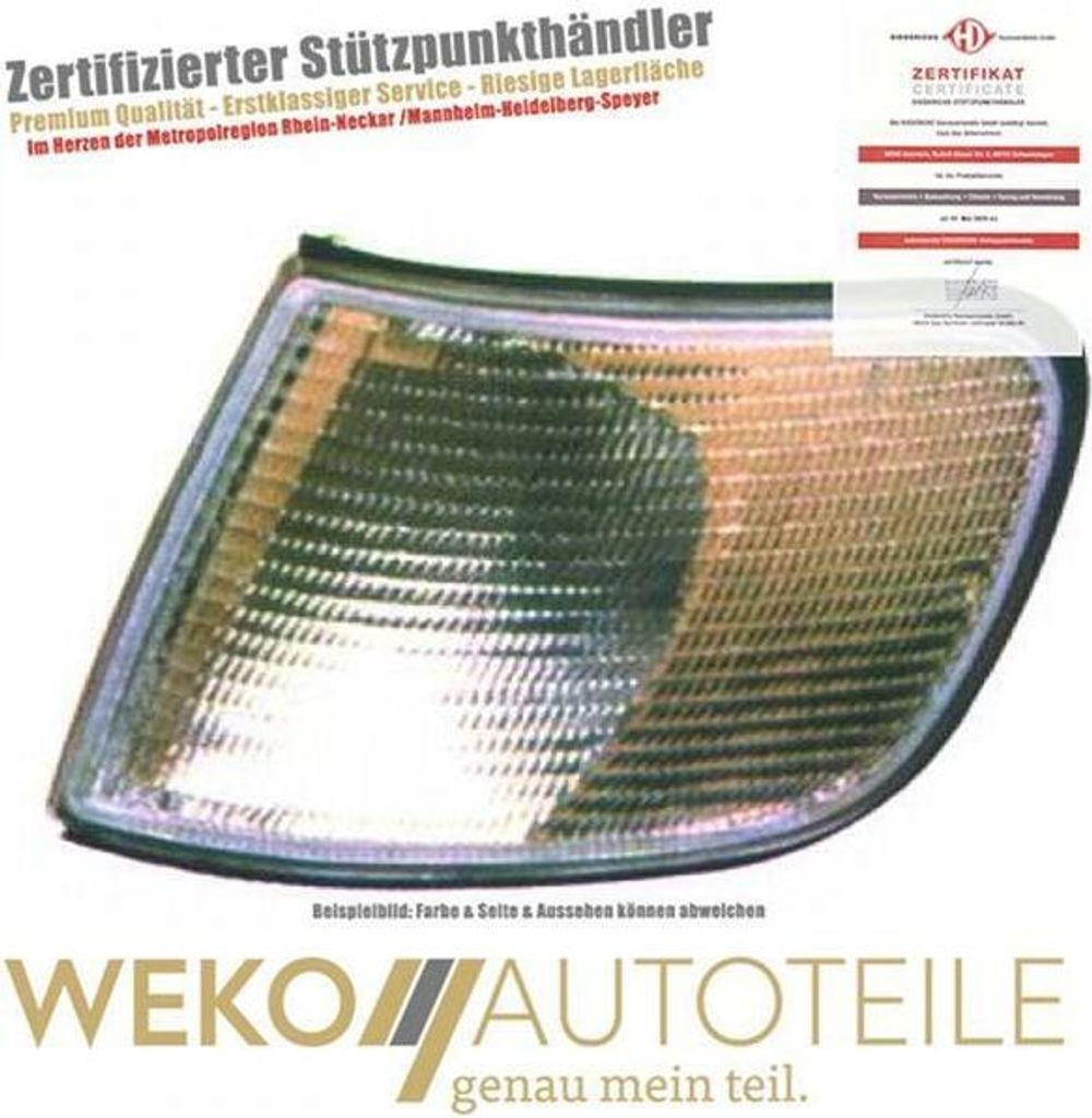 Blinkleuchte li. Audi 100 91-94 weiss weiß