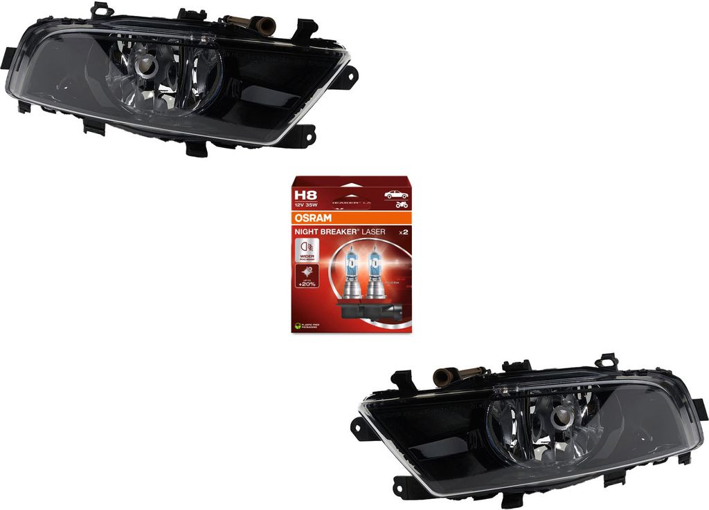 Johns, Nebelscheinwerfer li re Osram Night Breaker Laser Set kompatibel zu Skoda Superb 7141305 3T0941702C 7141295 3T0941701C