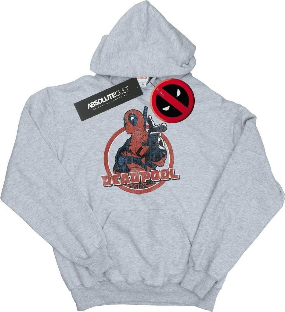 Marvel - Kapuzenpullover für Herren BI9299 (S) (Grau)