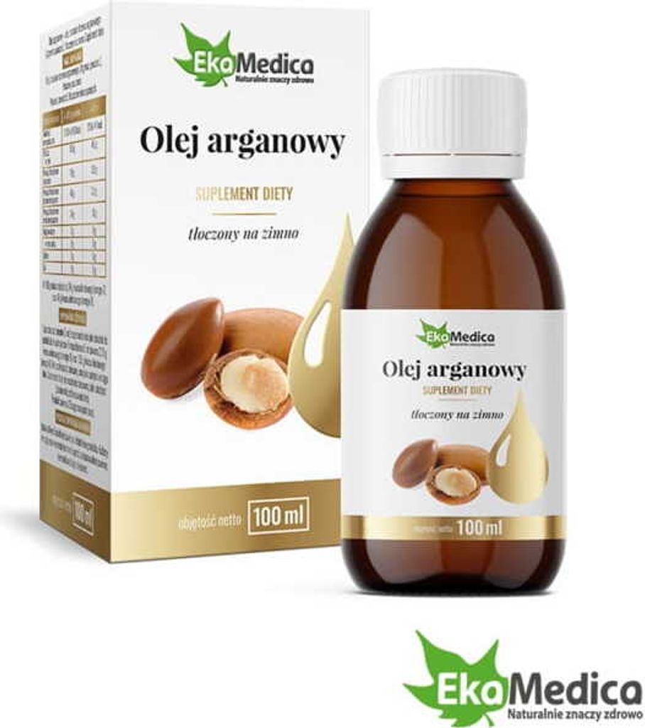 Olej arganowy tłoczony na zimno, 100 ml