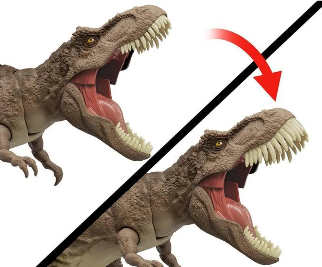 T-Rex Total Attack Jurassic World HXF53 avec Fonction de Morsure - 4