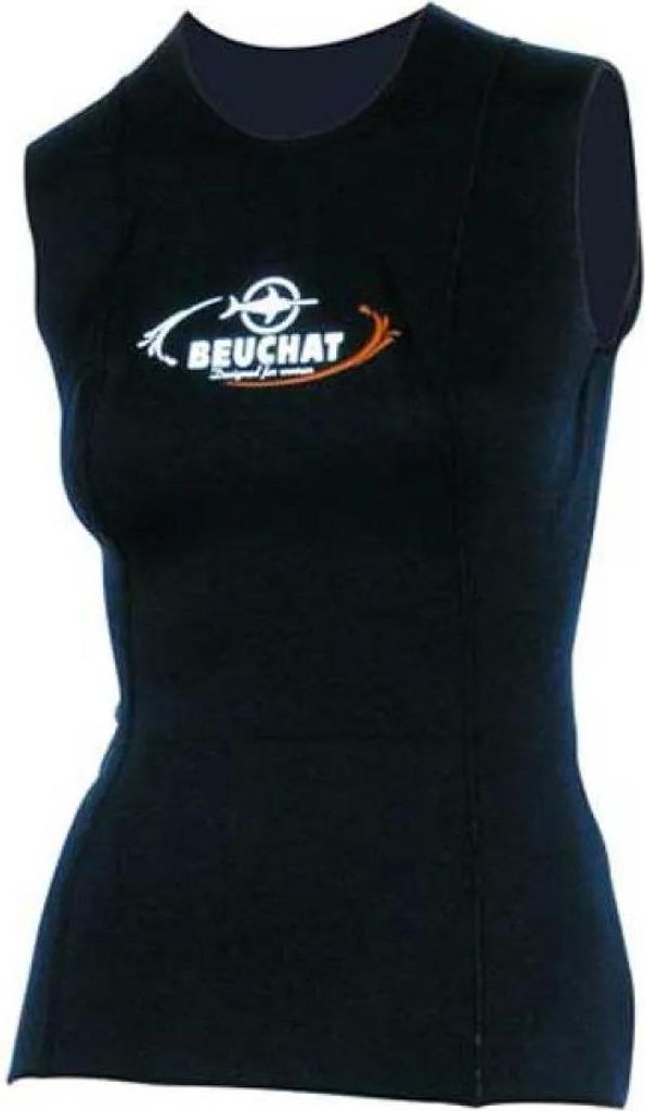 Beuchat Damen ärmelloser Rashguard Schwarz XL Damen Schwarz XL
