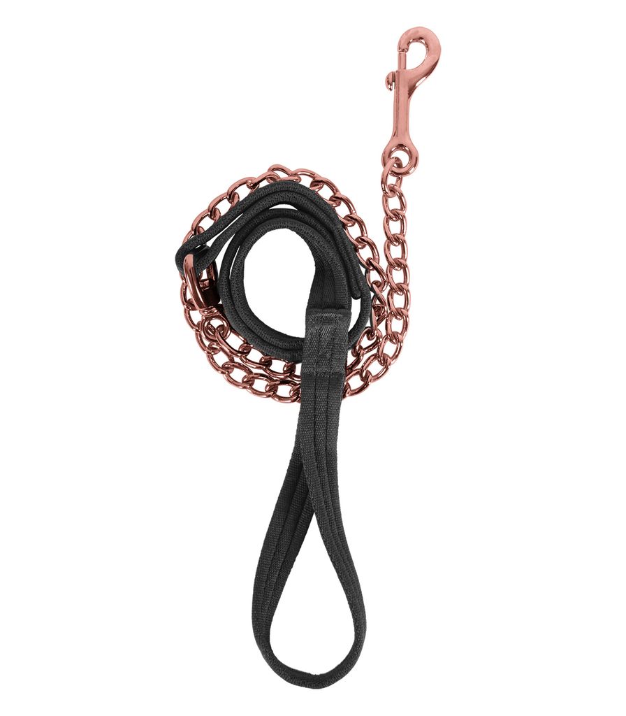 Waldhausen Führkette Soft, Farbe:schwarz rosegold Produktbild 
