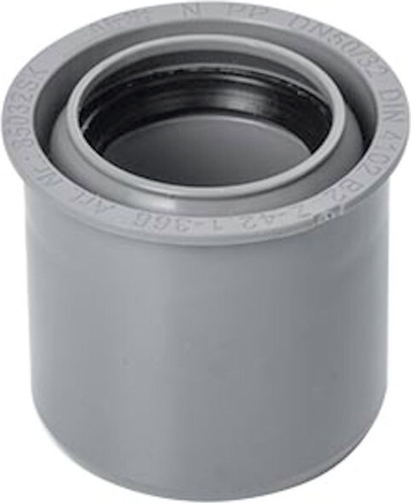 AIRFIT superkrátky redukčný kus, DN 50x32, z PP, 1 ks. Obrázok produktu 
