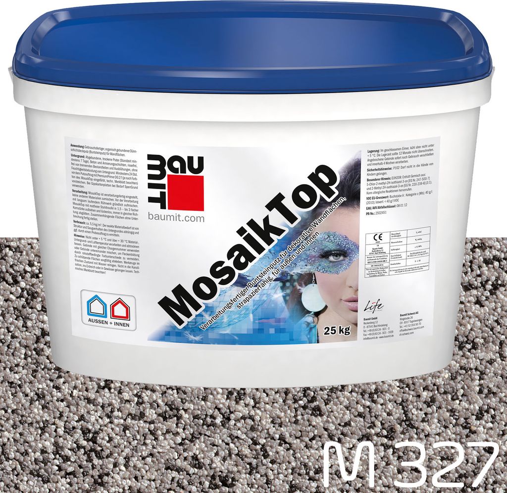 BAUMIT MosaikTop Pastöser Buntsteinputz Farbton M327 25 kg Produktbild 