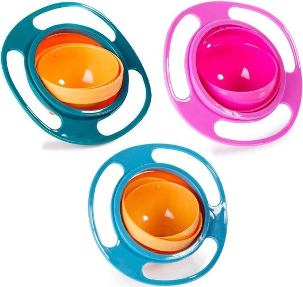 Finissez-en avec les Aliments Renversés : Bol Gyroscopique 360° Enfant