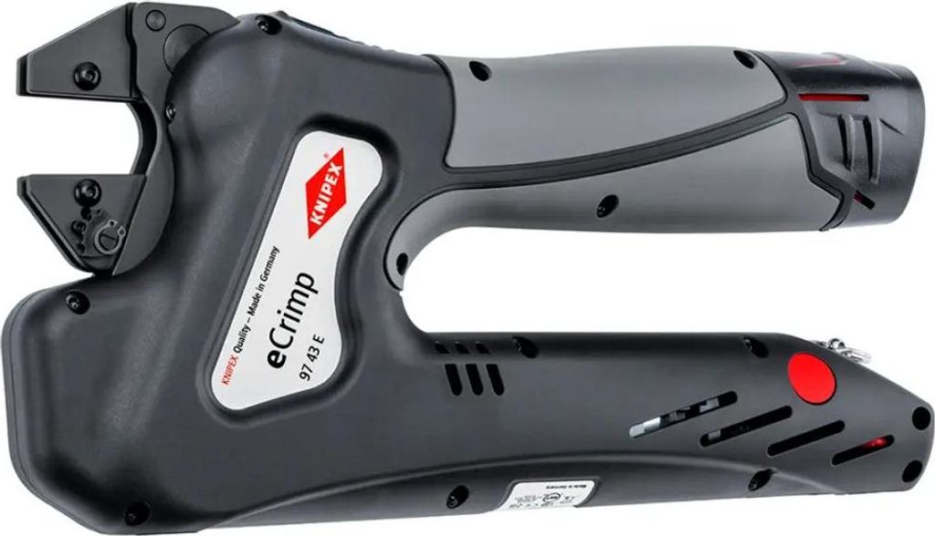 KNIPEX eCrimp 97 43 E Akku-Crimpzange ohne Crimpeinsatz