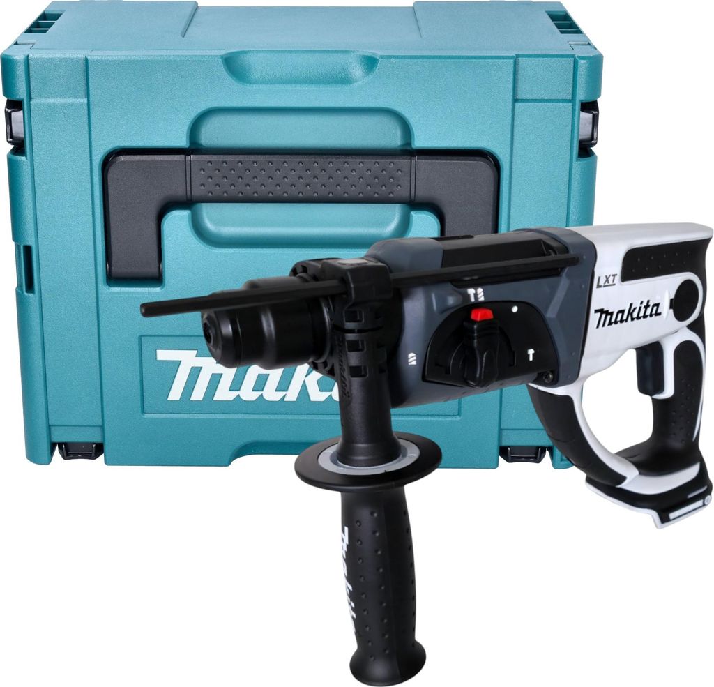 Makita DHR 202 ZJW Akku Bohrhammer 18 V 20 mm 2,0 J weiß + Makpac - ohne Akku, ohne Ladegerät