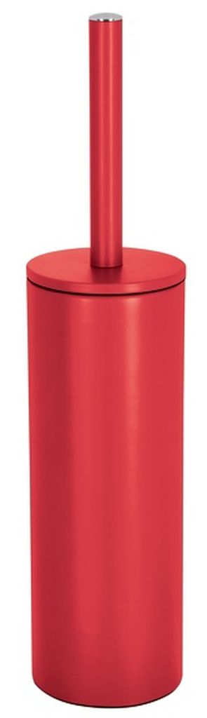 Spirella WC Bürste Klobürste Toilettenbürste „Akira“ mit hygienischem Behälter Rot