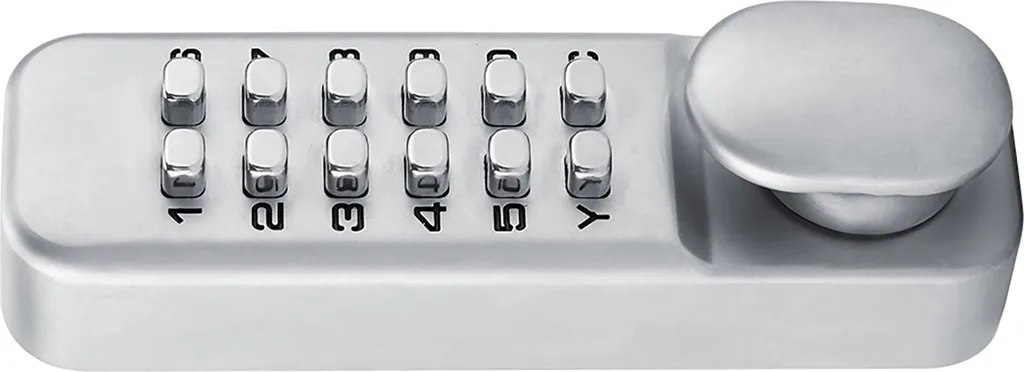 Serrure numérique zinc robuste avec code programmable 11 positions