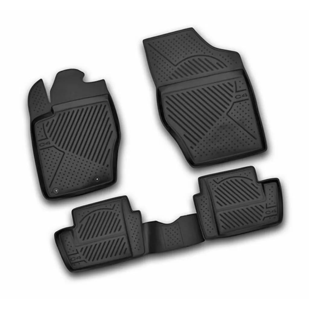 Tapis de sol Lampa 3D étanches et robustes pour Citroën C4 5 portes