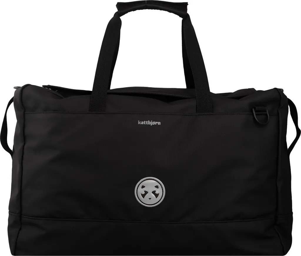 Kattbjoern Gym Bag Black - Sac de sport noir robuste et écoresponsable