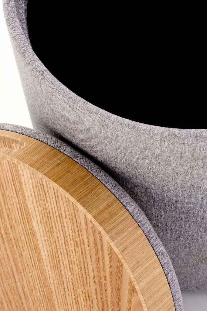 Halmar Hocker (2 Stück) Avika - hellgrau / natur Produktbild 8