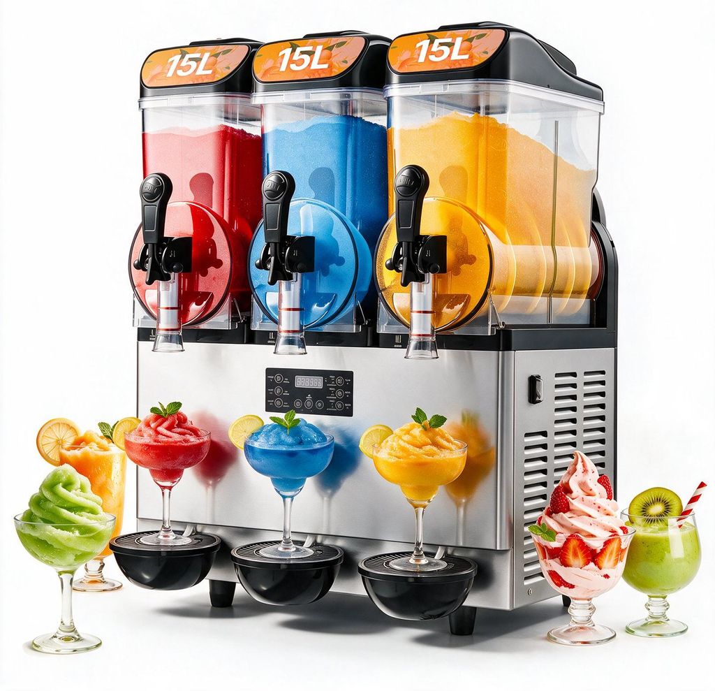 VEVOR Smoothie-Maker commercial, 15 l x 3 Smoothie-Maker, Image du produit 