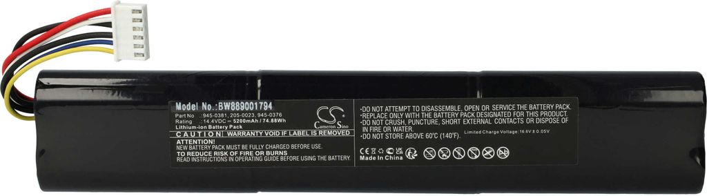 vhbw Akku Ersatz für Neato 945-0376, 205-0026, 205-0023, Produktbild 
