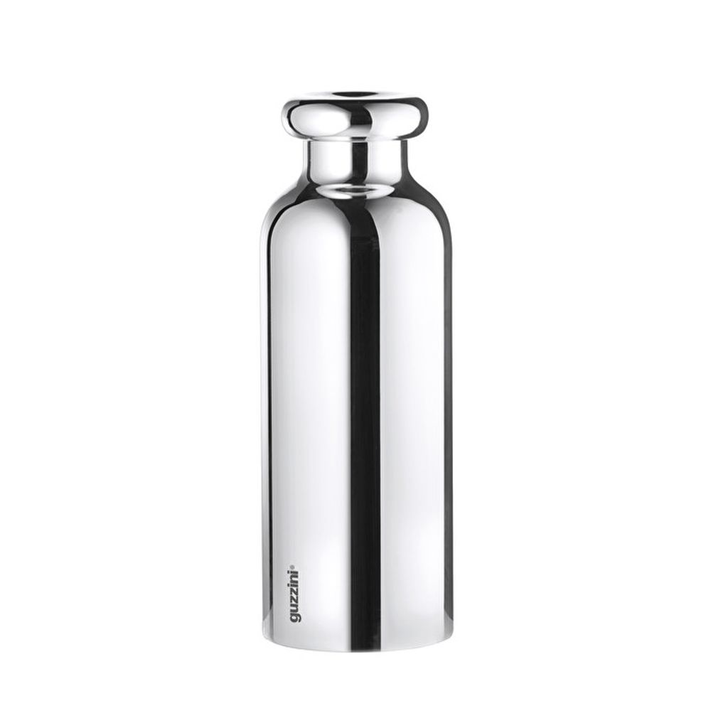 Guzzini Energy Thermos Trinkflasche Verchromt