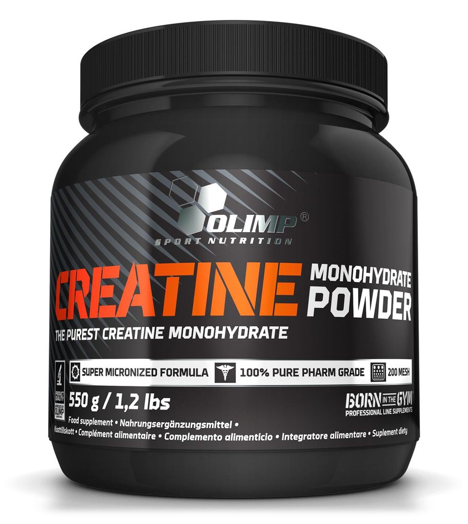 Olimp Creatine Monohydrate, mikronisiertes Kreatinpulver, Produktbild 