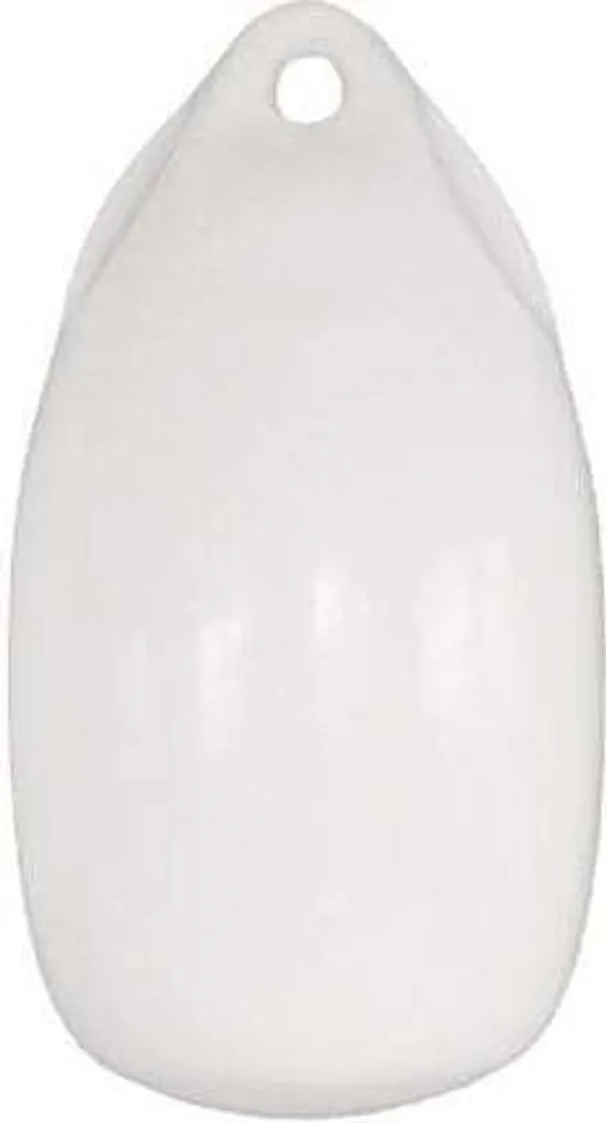 Majoni Dumpy Fender White pare-battage blanc Ø 18 cm x 36 cm pour bateau