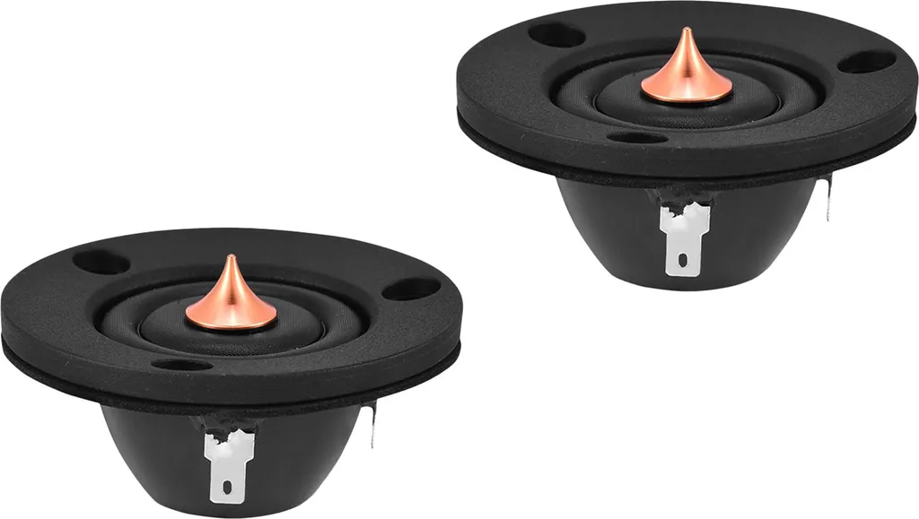 Tweeters de Remplacement Voiture 2 Pouces 4 Ohms 30W Dôme Soie Haut-Parleur