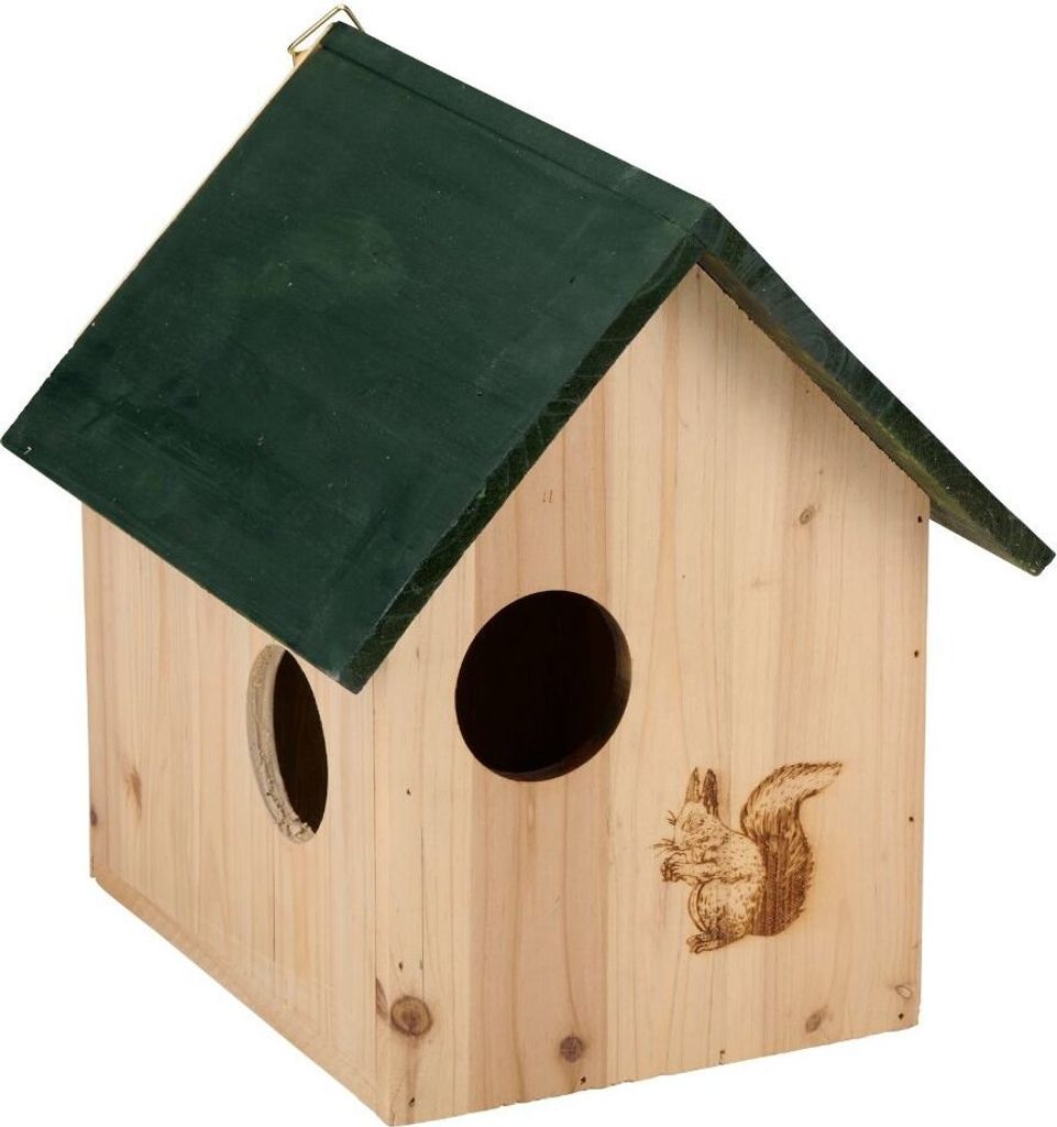Eichhörnchenhaus Aus Holz Für Garten & Natur – Mit Anti-Räuber-Design, Wasserfest & Einfach Zu Montieren – Nistkasten Für Eichhörnchen & Vögel