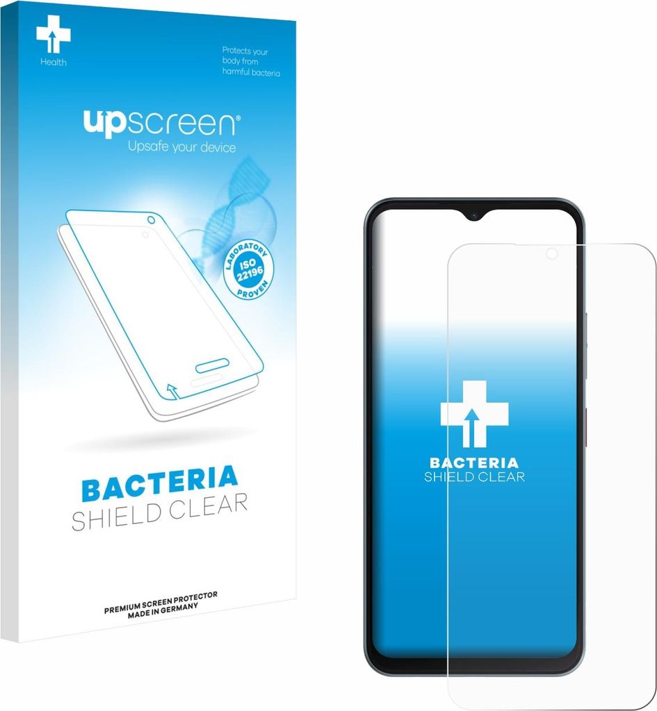 upscreen Schutzfolie für Telekom T Phone 3 Displayschutz Displayschutzfolie Folie Klar antibakteriell