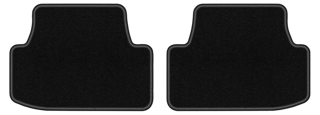 Velours-Fußmatten Hinten für Volkswagen Golf VII 2012- Produktbild 