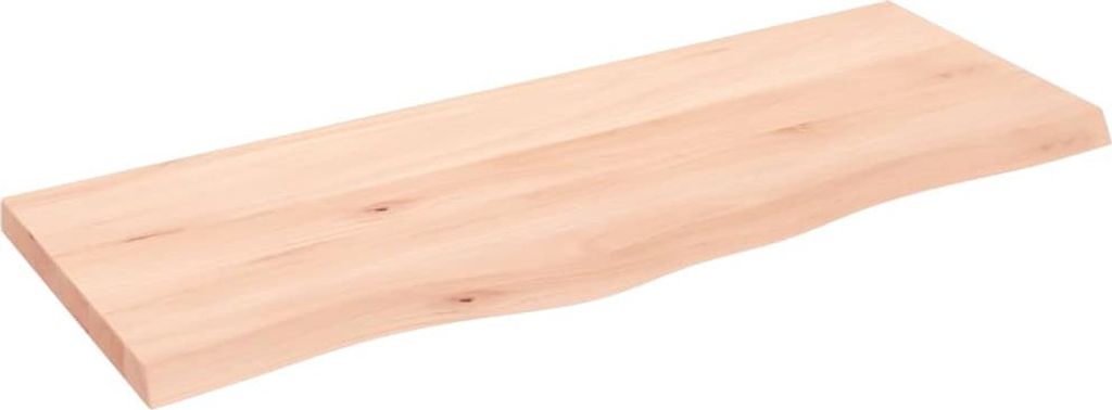vidaXL Umývadlová doska 100x40x(2-4) cm masívne drevo Obrázok produktu 