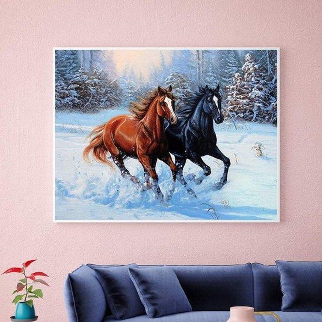 Diamant Malerei Pferd Set 40x50cm für Erwachsene und Kinder